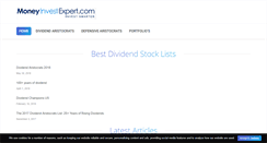 Desktop Screenshot of moneyinvestexpert.com