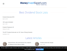 Tablet Screenshot of moneyinvestexpert.com